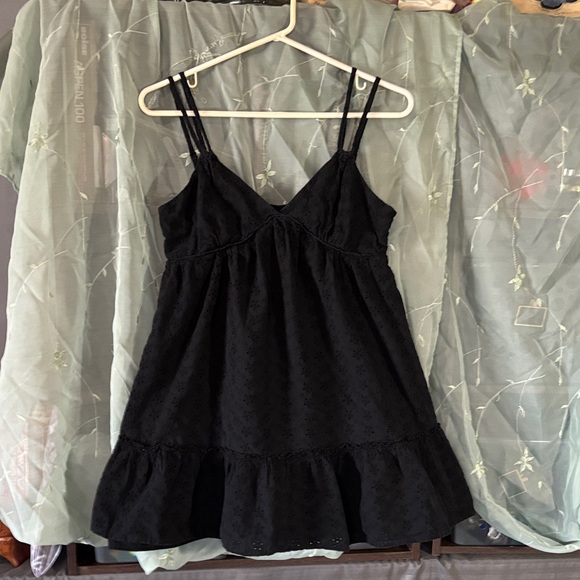 wild fable Dresses & Skirts - Wild Fable Black Eyelet Mini Dress